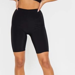 Pretty Little Thing Black High Rise Biker Shorts 4